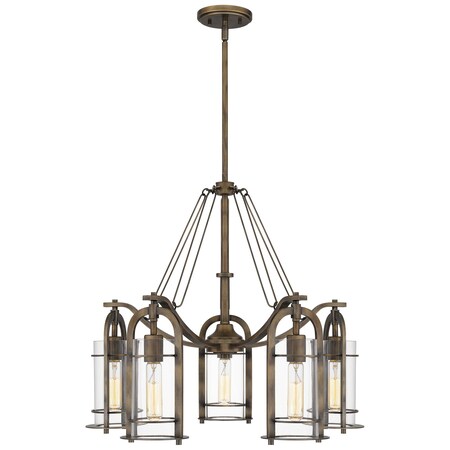 Quoizel Toscana 5-Light Statuary Bronze Chandelier TOS5026SU